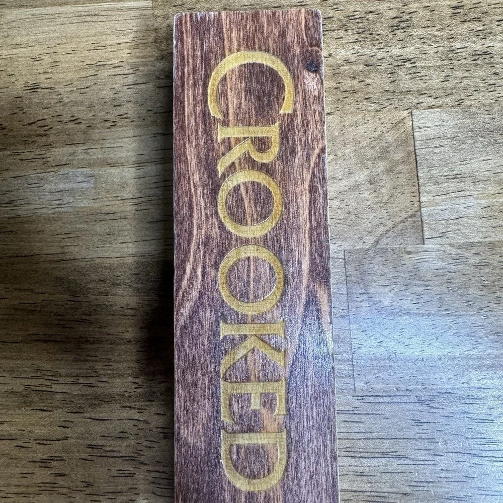 Crooked Stave Brewery Beer Tap Handle Wooden Craft Draft Tap Bar Decor